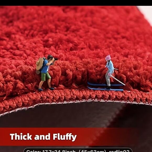 Red Lips rug - Picture 5 of 8